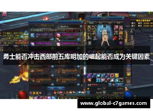 勇士能否冲击西部前五库明加的崛起能否成为关键因素
