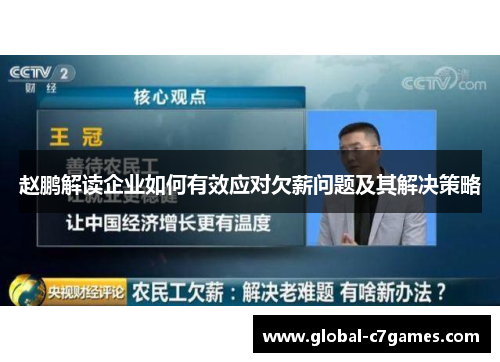 赵鹏解读企业如何有效应对欠薪问题及其解决策略